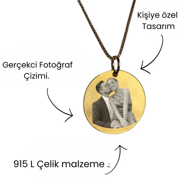 Amoraè | Kişiye Özel Fotoğraflı Kolye